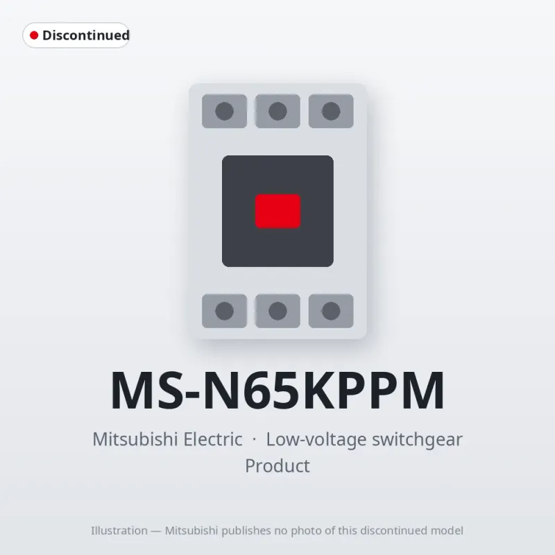 MS-N65KPPM Mitsubishi Low-voltage switchgear Magnetic Starter