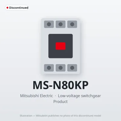 MS-N80KP Mitsubishi Low-voltage switchgear Magnetic Starter