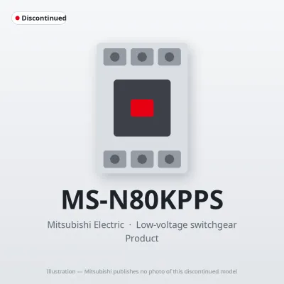 MS-N80KPPS Mitsubishi Low-voltage switchgear Magnetic Starter