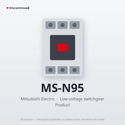 MS-N95 Mitsubishi Low-voltage switchgear Magnetic Starter