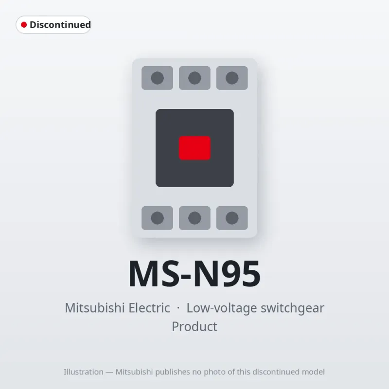 MS-N95 Mitsubishi Low-voltage switchgear Magnetic Starter