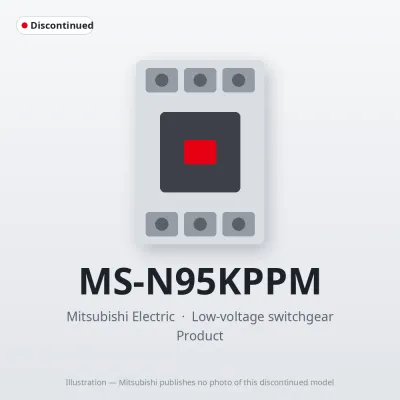 MS-N95KPPM Mitsubishi Low-voltage switchgear Magnetic Starter