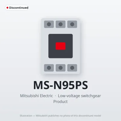MS-N95PS Mitsubishi Low-voltage switchgear Magnetic Starter