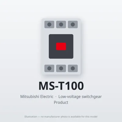 MS-T100 Mitsubishi Low-voltage switchgear Magnetic Starter