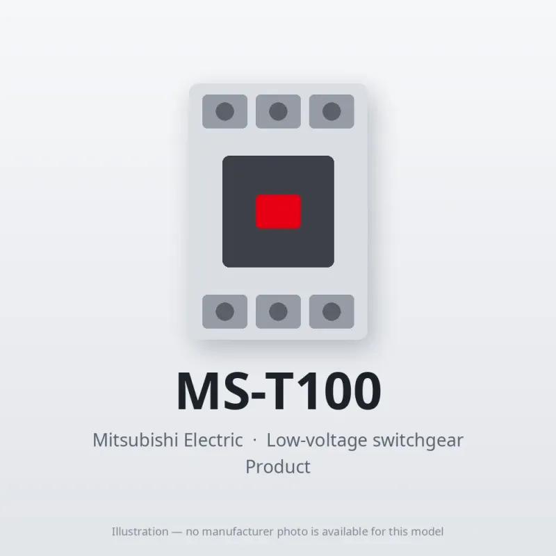 MS-T100 Mitsubishi Low-voltage switchgear Magnetic Starter