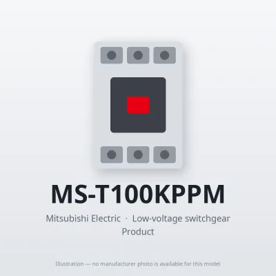 MS-T100KPPM Mitsubishi Low-voltage switchgear Magnetic Starter