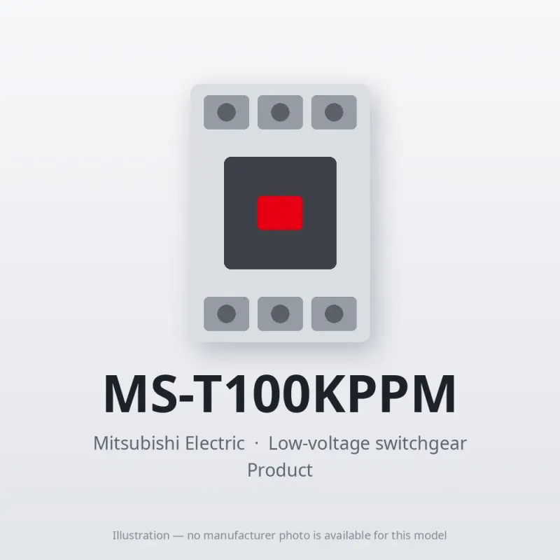 MS-T100KPPM Mitsubishi Low-voltage switchgear Magnetic Starter