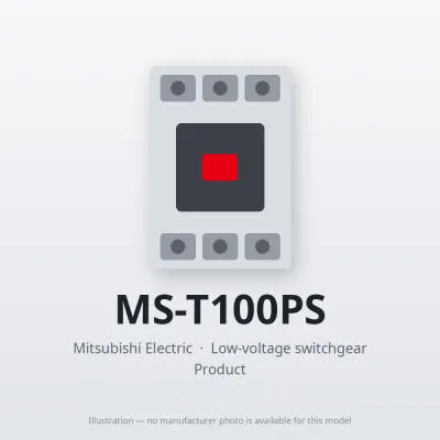 MS-T100PS Mitsubishi Low-voltage switchgear Magnetic Starter