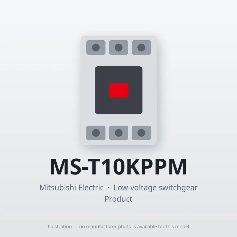 MS-T10KPPM Mitsubishi Low-voltage switchgear Magnetic Starter