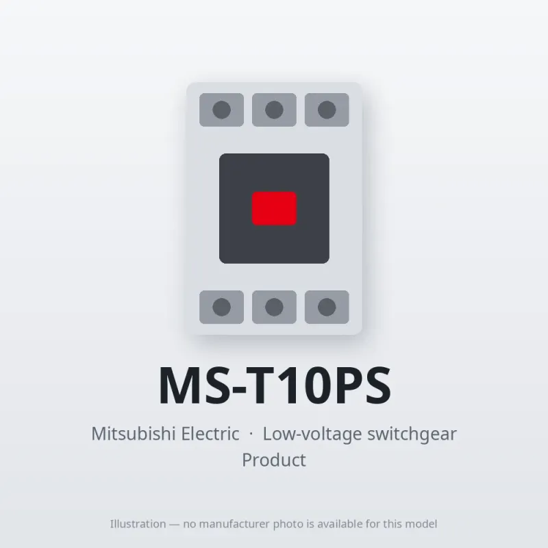 MS-T10PS Mitsubishi Low-voltage switchgear Magnetic Starter