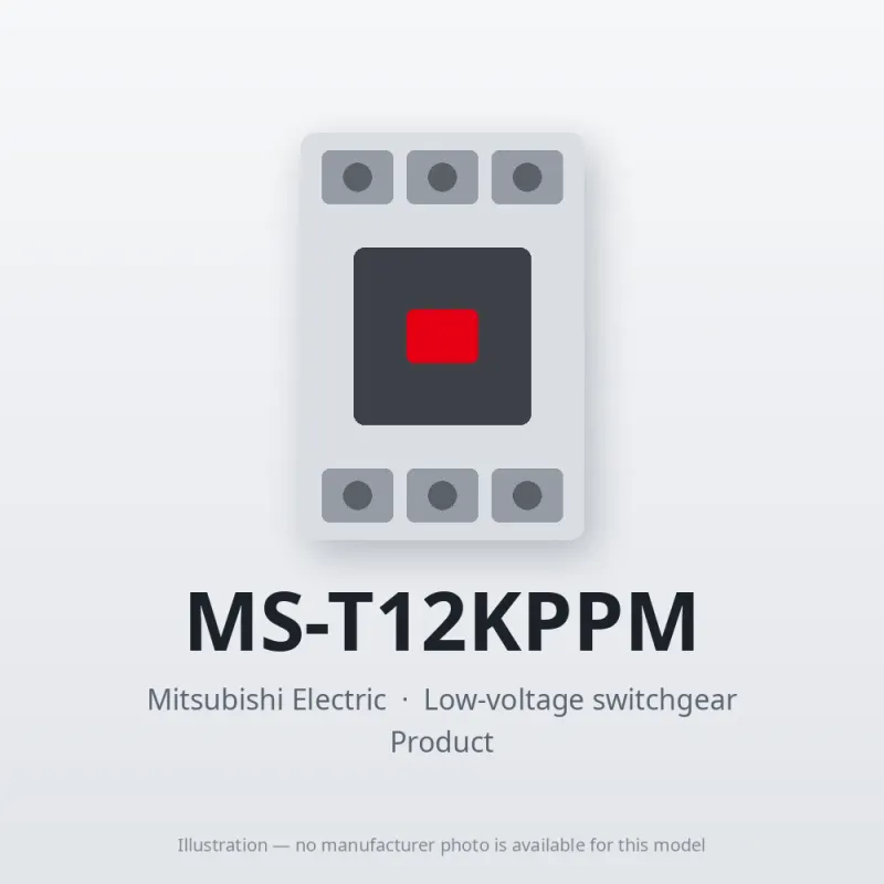 MS-T12KPPM Mitsubishi Low-voltage switchgear Magnetic Starter