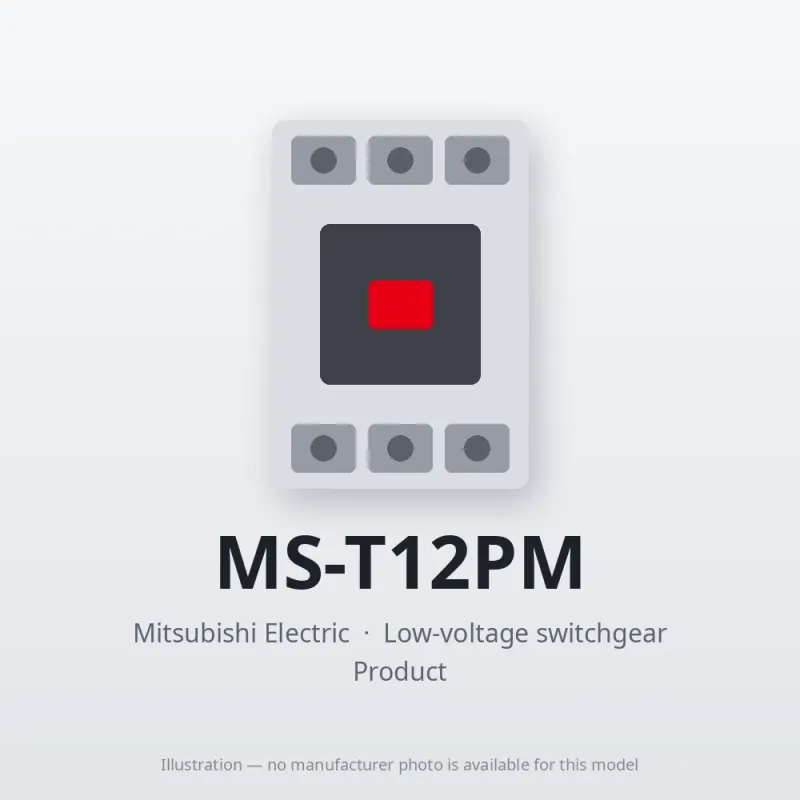 MS-T12PM Mitsubishi Low-voltage switchgear Magnetic Starter