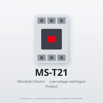 MS-T21 Mitsubishi Low-voltage switchgear Magnetic Starter