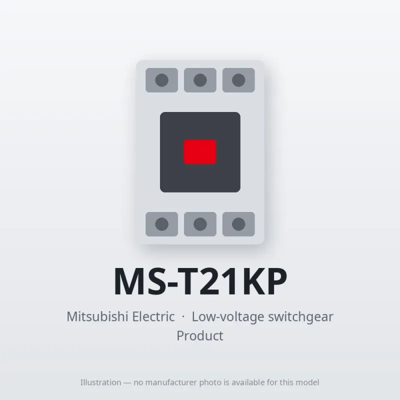 MS-T21KP Mitsubishi Low-voltage switchgear Magnetic Starter