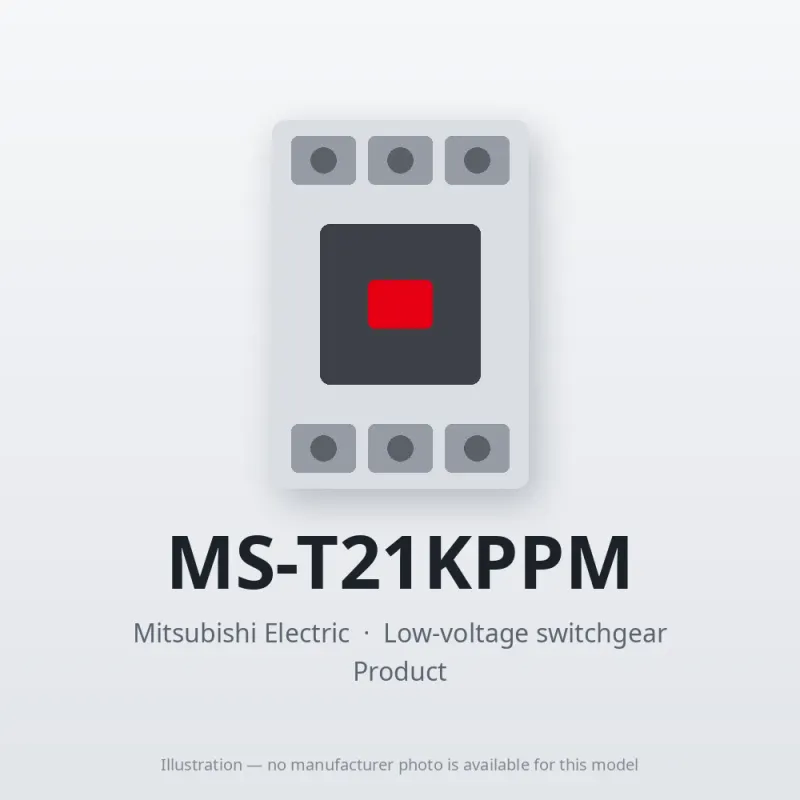 MS-T21KPPM Mitsubishi Low-voltage switchgear Magnetic Starter