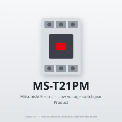 MS-T21PM Mitsubishi Low-voltage switchgear Magnetic Starter
