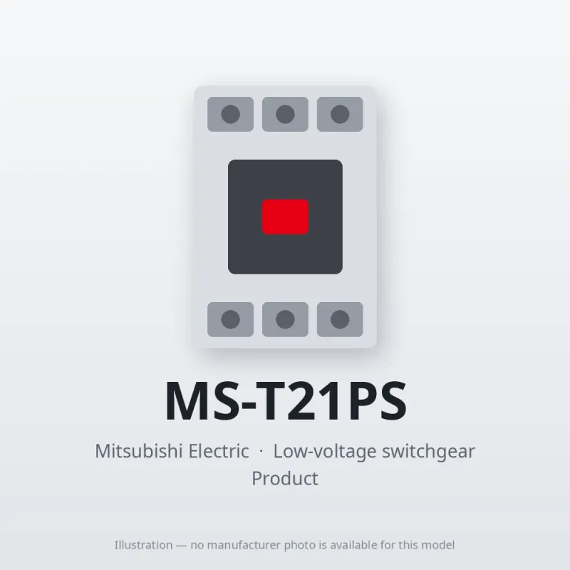 MS-T21PS Mitsubishi Low-voltage switchgear Magnetic Starter
