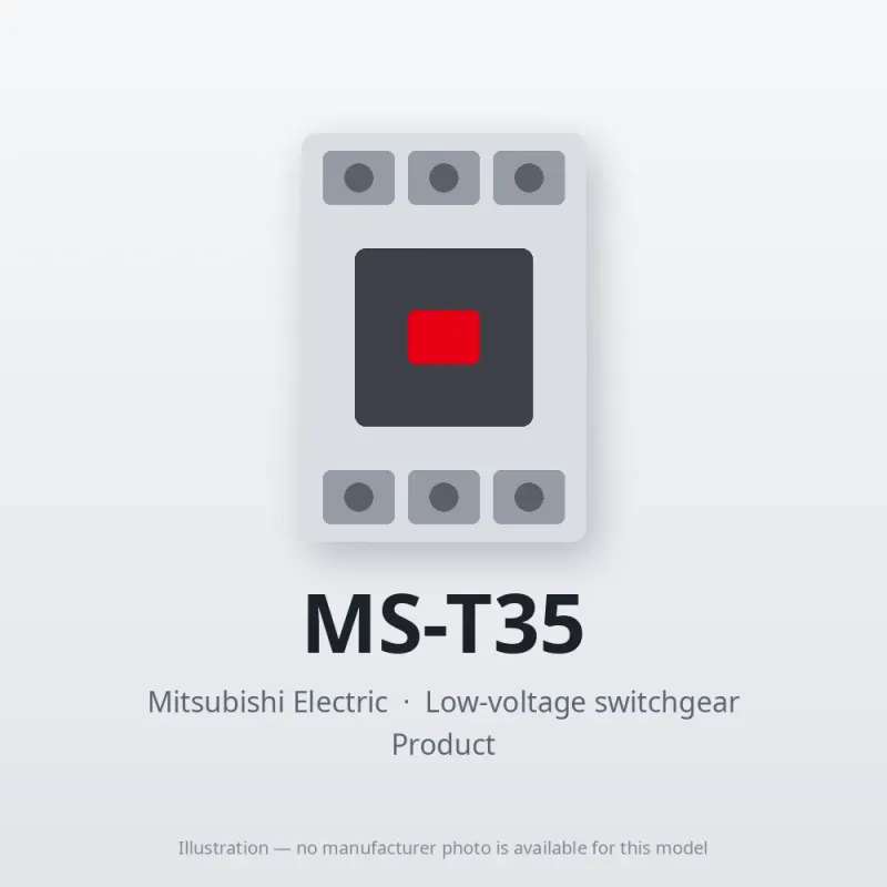 MS-T35 Mitsubishi Low-voltage switchgear Magnetic Starter