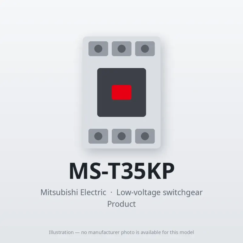 MS-T35KP Mitsubishi Low-voltage switchgear Magnetic Starter