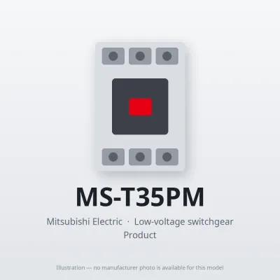 MS-T35PM Mitsubishi Low-voltage switchgear Magnetic Starter