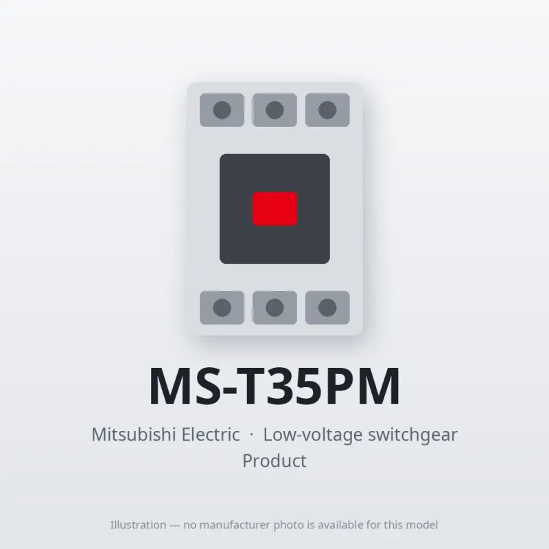 MS-T35PM Mitsubishi Low-voltage switchgear Magnetic Starter