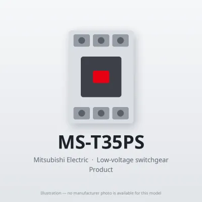MS-T35PS Mitsubishi Low-voltage switchgear Magnetic Starter