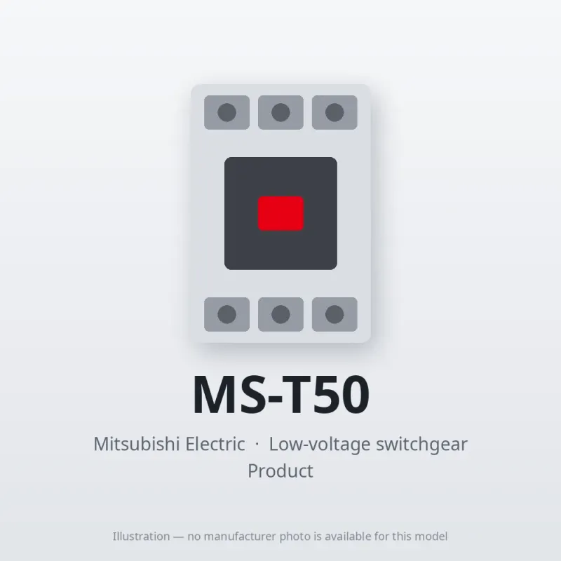MS-T50 Mitsubishi Low-voltage switchgear Magnetic Starter