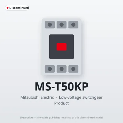 MS-T50KP Mitsubishi Low-voltage switchgear Magnetic Starter