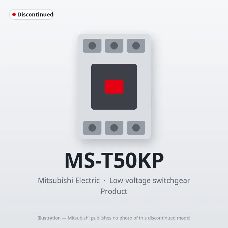 MS-T50KP Mitsubishi Low-voltage switchgear Magnetic Starter