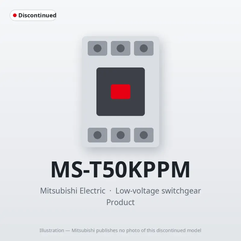 MS-T50KPPM Mitsubishi Low-voltage switchgear Magnetic Starter