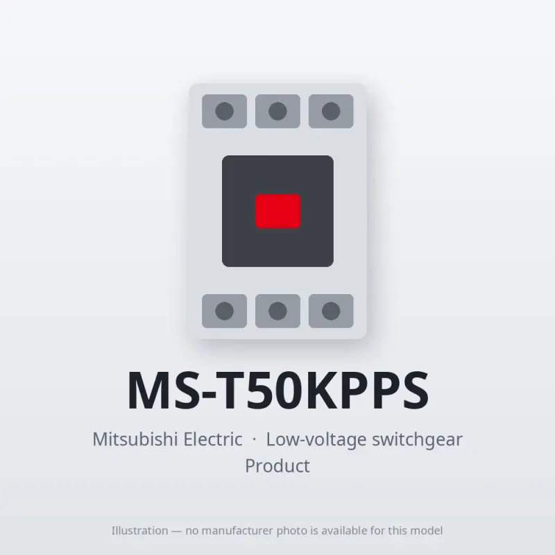 MS-T50KPPS Mitsubishi Low-voltage switchgear Magnetic Starter