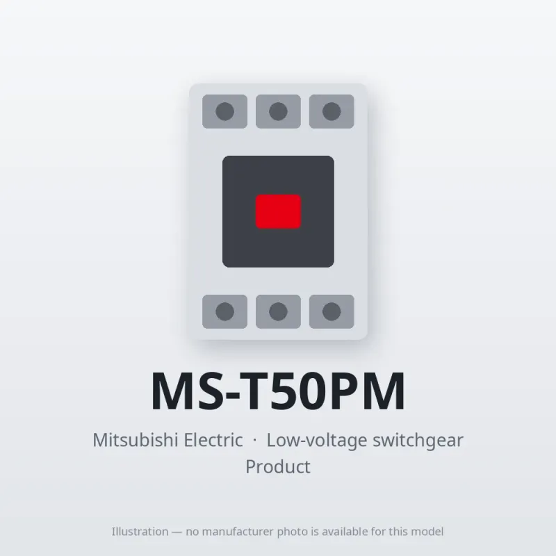 MS-T50PM Mitsubishi Low-voltage switchgear Magnetic Starter