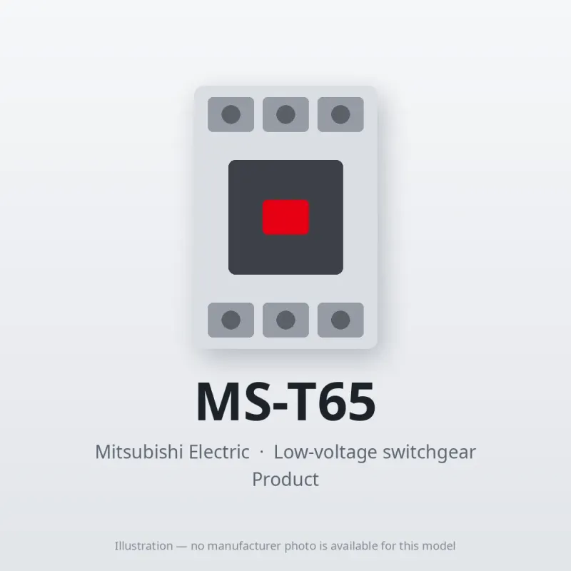 MS-T65 Mitsubishi Low-voltage switchgear Magnetic Starter
