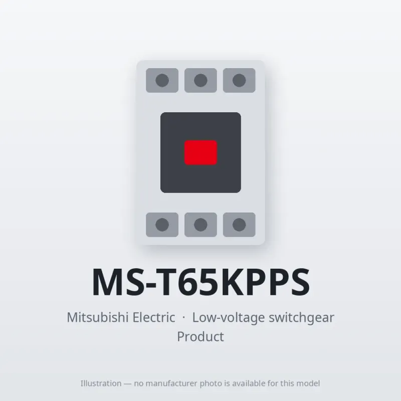 MS-T65KPPS Mitsubishi Low-voltage switchgear Magnetic Starter