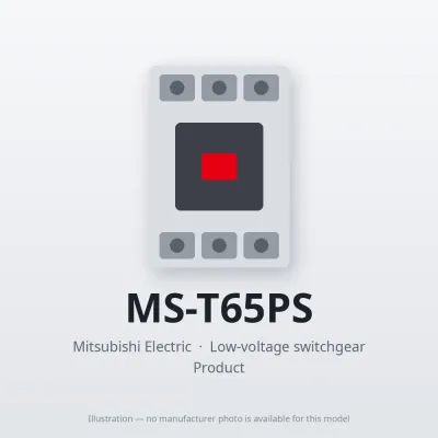 MS-T65PS Mitsubishi Low-voltage switchgear Magnetic Starter