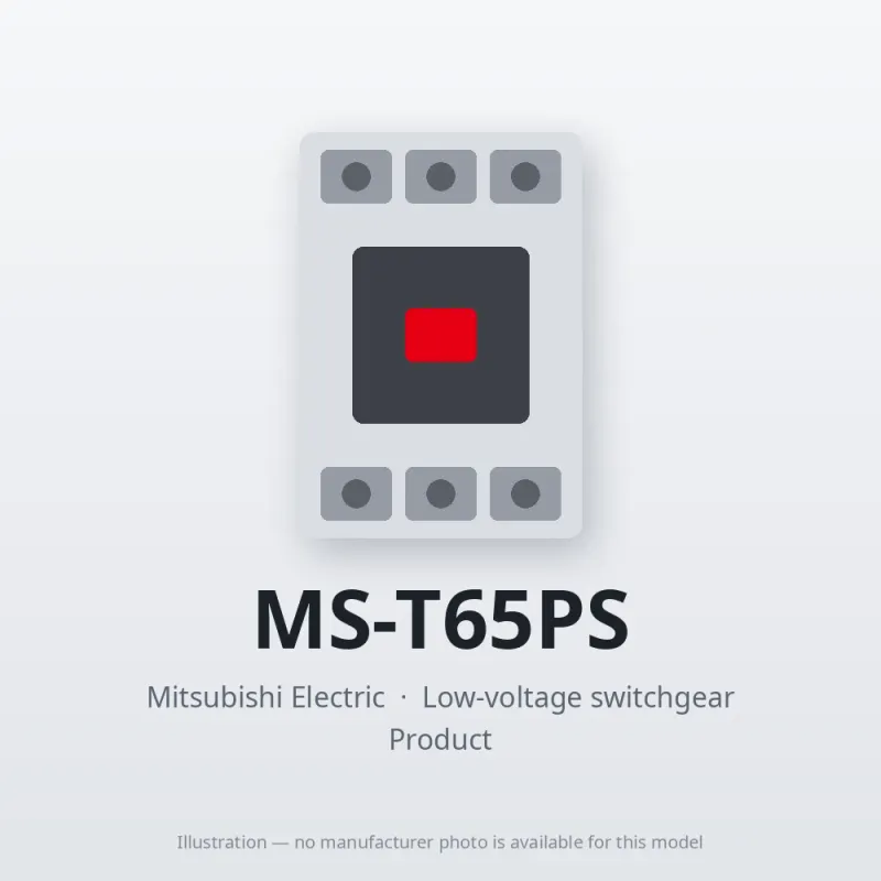 MS-T65PS Mitsubishi Low-voltage switchgear Magnetic Starter