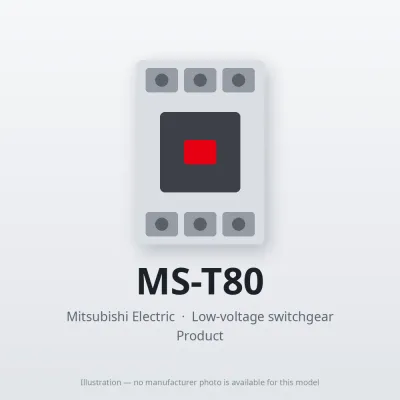 MS-T80 Mitsubishi Low-voltage switchgear Magnetic Starter