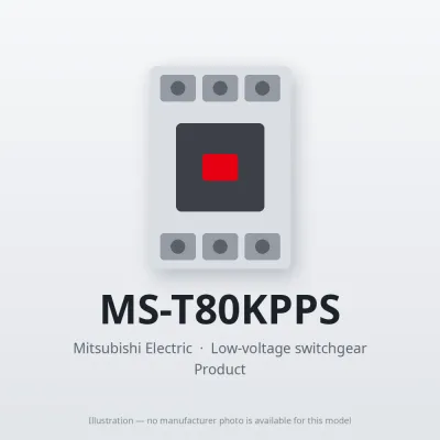 MS-T80KPPS Mitsubishi Low-voltage switchgear Magnetic Starter