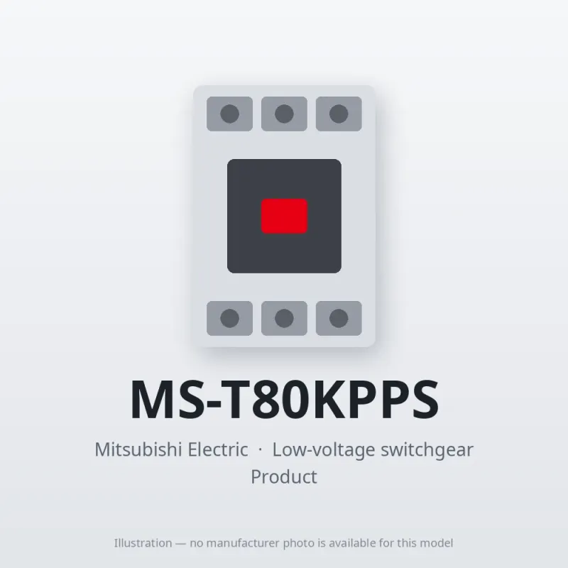 MS-T80KPPS Mitsubishi Low-voltage switchgear Magnetic Starter