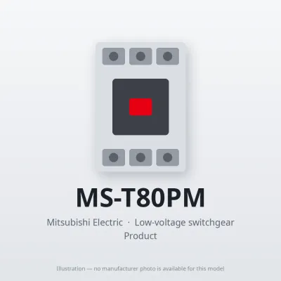MS-T80PM Mitsubishi Low-voltage switchgear Magnetic Starter