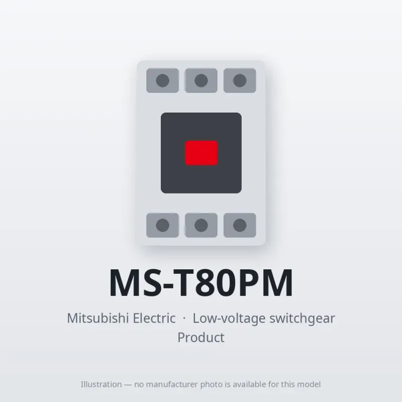 MS-T80PM Mitsubishi Low-voltage switchgear Magnetic Starter