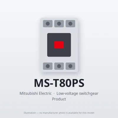 MS-T80PS Mitsubishi Low-voltage switchgear Magnetic Starter