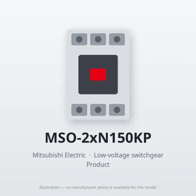 MSO-2xN150KP Mitsubishi Low-voltage switchgear Magnetic Starter