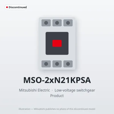 MSO-2xN21KPSA Mitsubishi Low-voltage switchgear Magnetic Starter