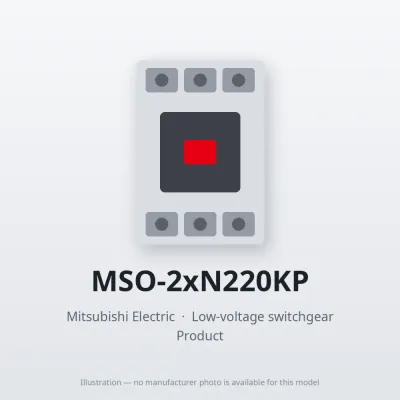 MSO-2xN220KP Mitsubishi Low-voltage switchgear Magnetic Starter