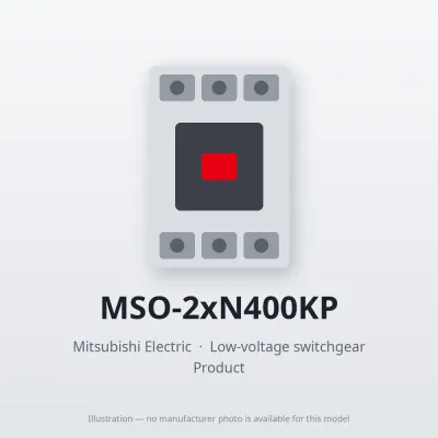 MSO-2xN400KP Mitsubishi Low-voltage switchgear Magnetic Starter
