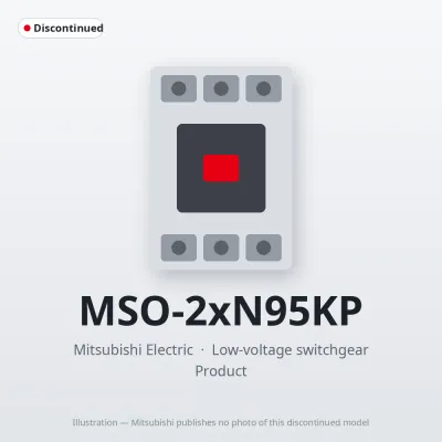 MSO-2xN95KP Mitsubishi Low-voltage switchgear Magnetic Starter