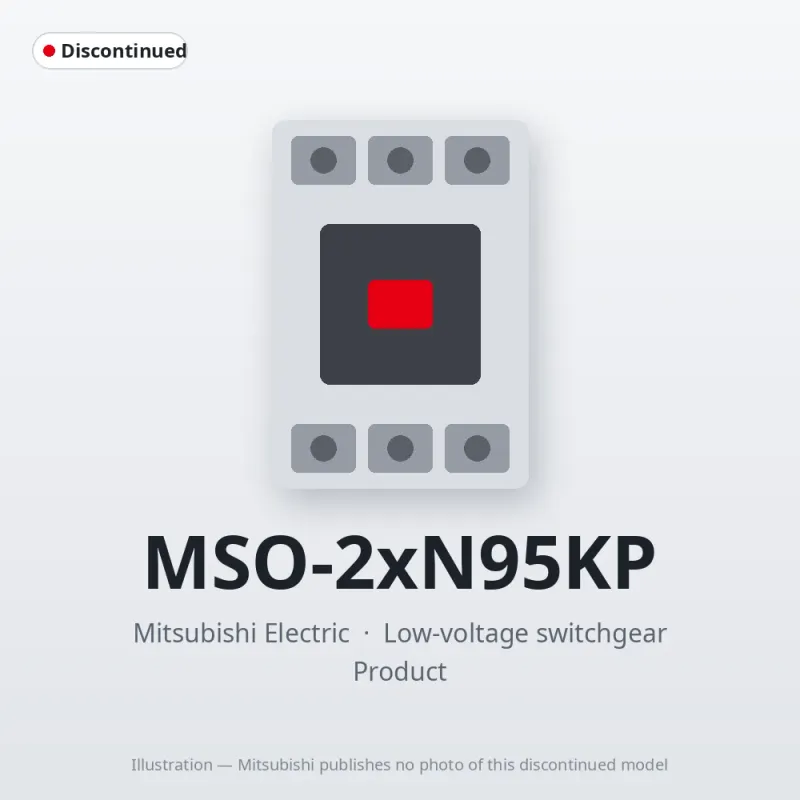 MSO-2xN95KP Mitsubishi Low-voltage switchgear Magnetic Starter