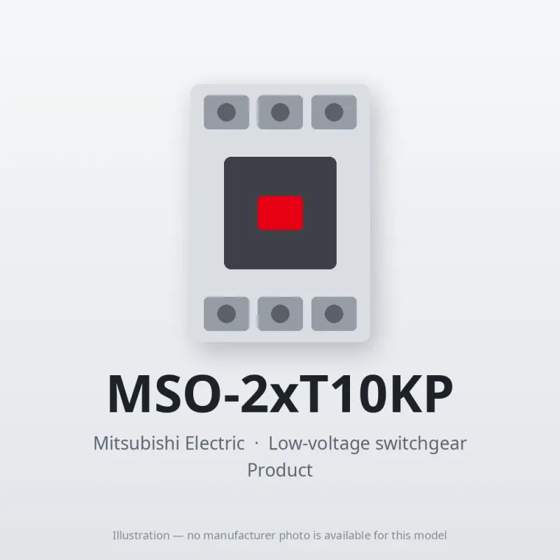 MSO-2xT10KP Mitsubishi Low-voltage switchgear Magnetic Starter