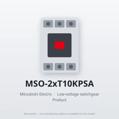 MSO-2xT10KPSA Mitsubishi Low-voltage switchgear Magnetic Starter